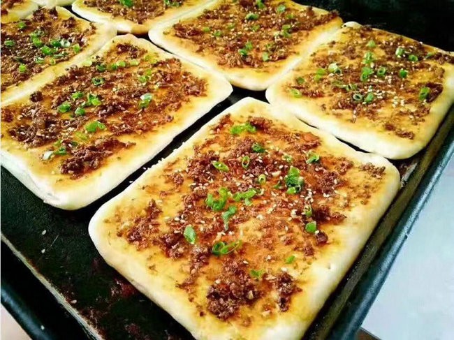 土掉渣烧饼
