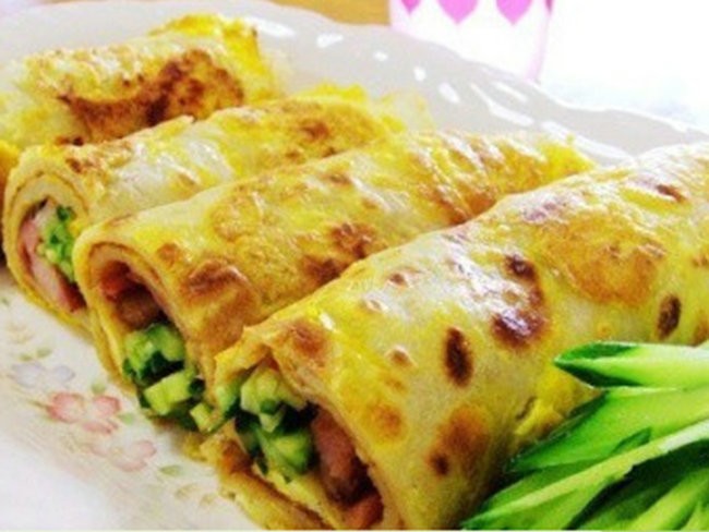 鸡蛋卷饼