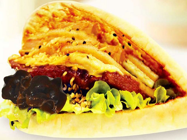 夹饼